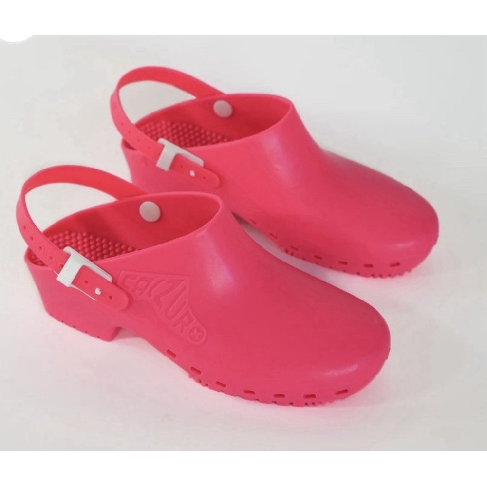 CALZURO CLASSIC NON-SLIP CLOGS WITHOUT HOLES WITH STRAP 5.5-6.5 34/35 Women's